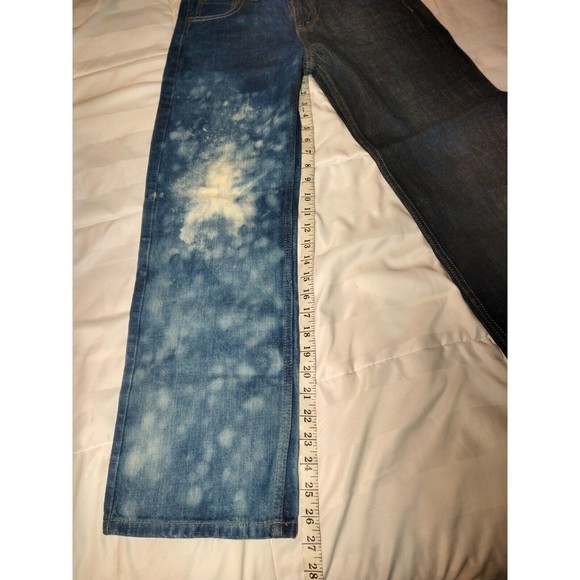 Half Bleached Levi's 550 Straight Leg Jeans 14 Regular W27 X 27 - Picture 5 of 11